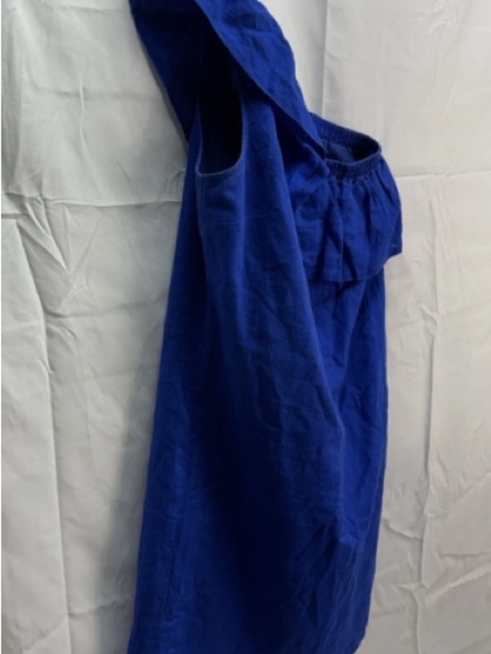 Dresses & Skirts - Royal Blue Midi Dress with Elastic Waist